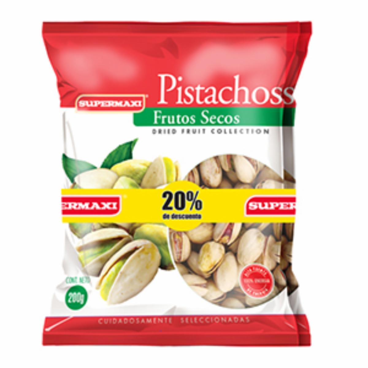 Pistachos Naturales SUPERMAXI 400 G