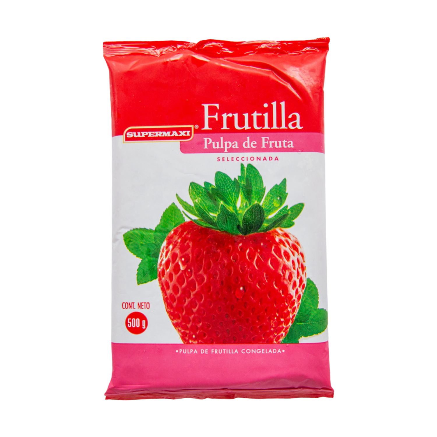 Pulpa De Frutilla SUPERMAXI 500 G