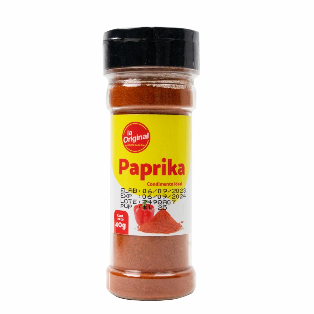 Paprika Polvo LA ORIGINAL Frasco