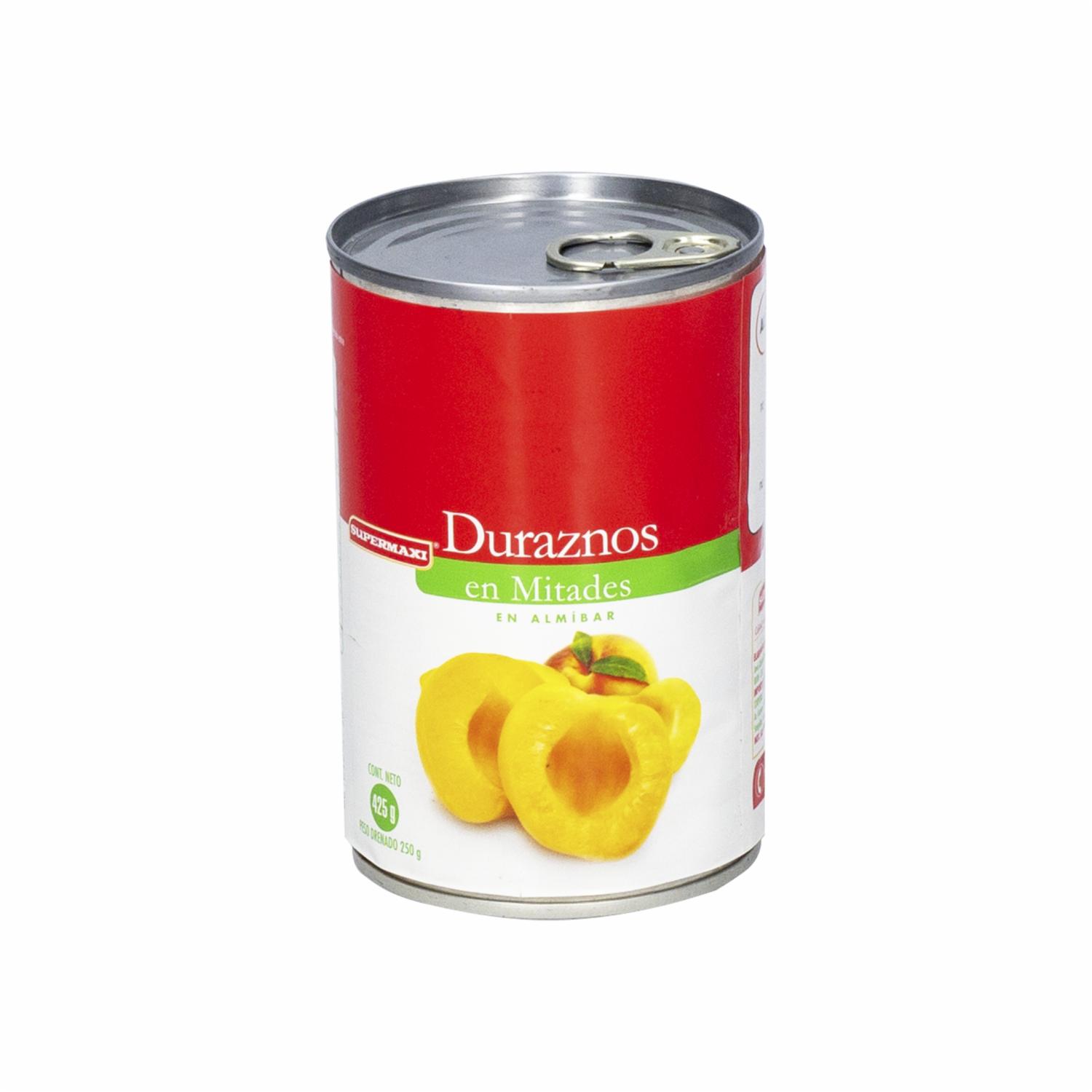 Duraznos Enlatados SUPERMAXI 425 G