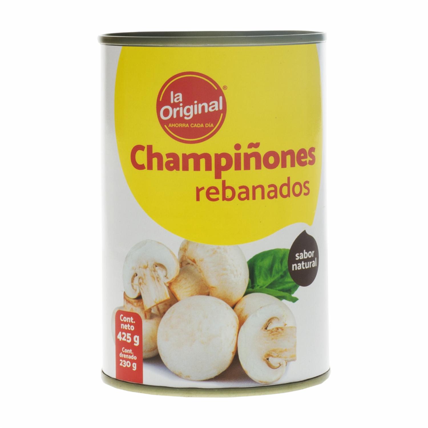 Champiñones Rebanados En Conserva LA ORIGINAL 425 G