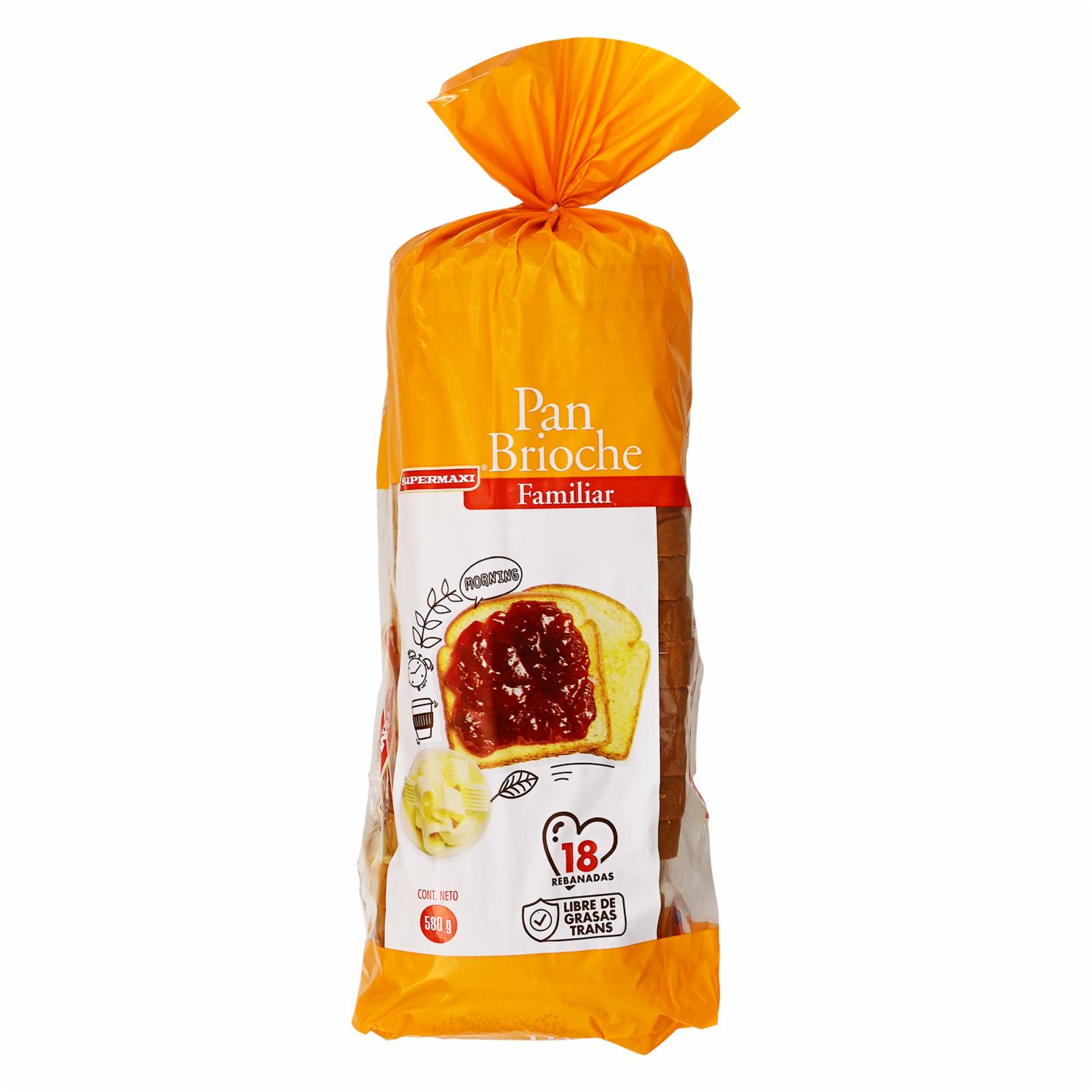 Pan Brioche SUPERMAXI 580 g