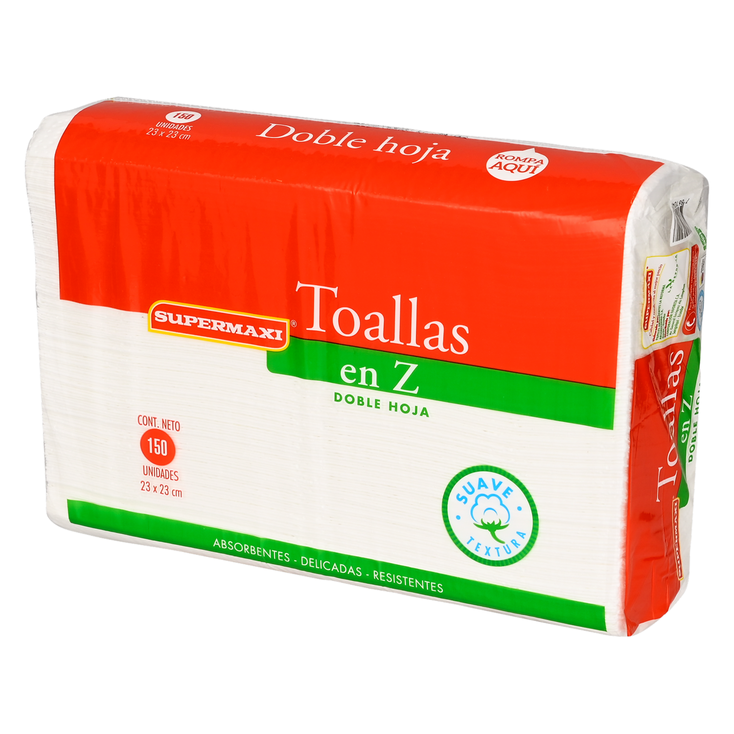 Toallas Multiusos En «Z» SUPERMAXI X 150 Uds