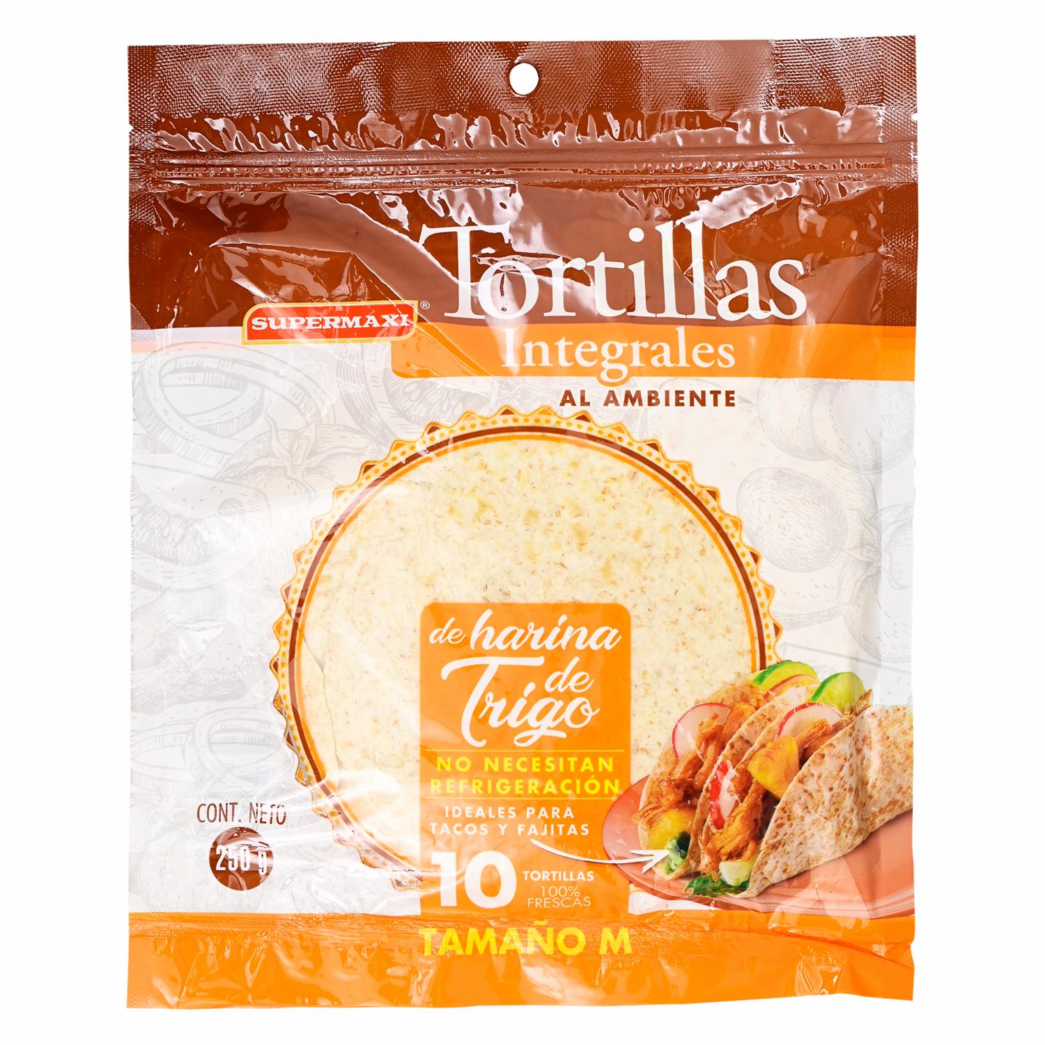 Tortilla Integral SUPERMAXI 250 G