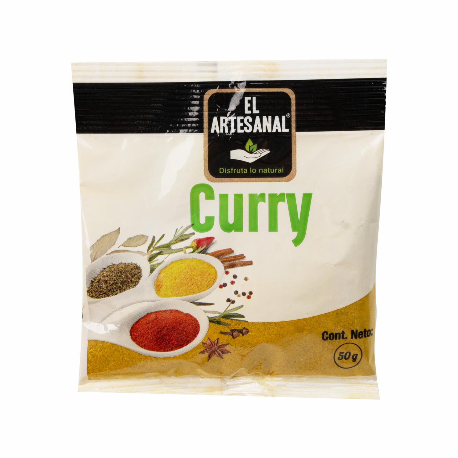 Curry Condimento En Funda EL ARTESANAL 50 G