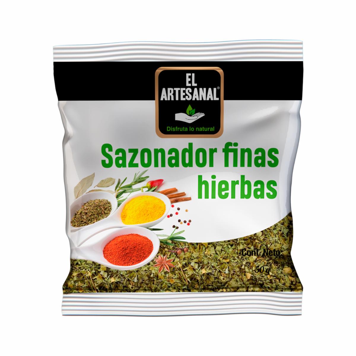 Sazonador Finas Hierbas Funda EL ARTESANAL 50 G