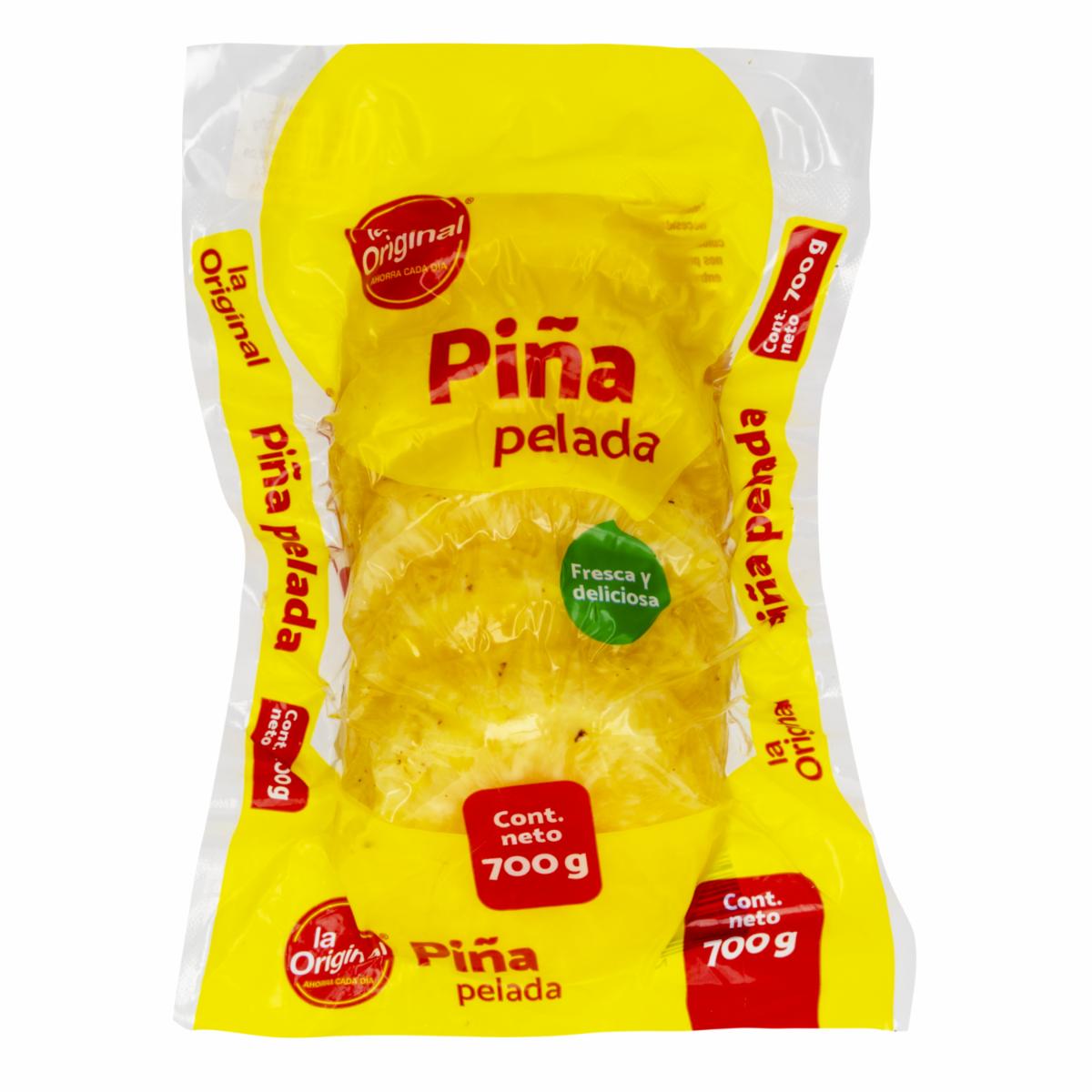 Piña Pelada Y Cortada LA ORIGINAL 700 G