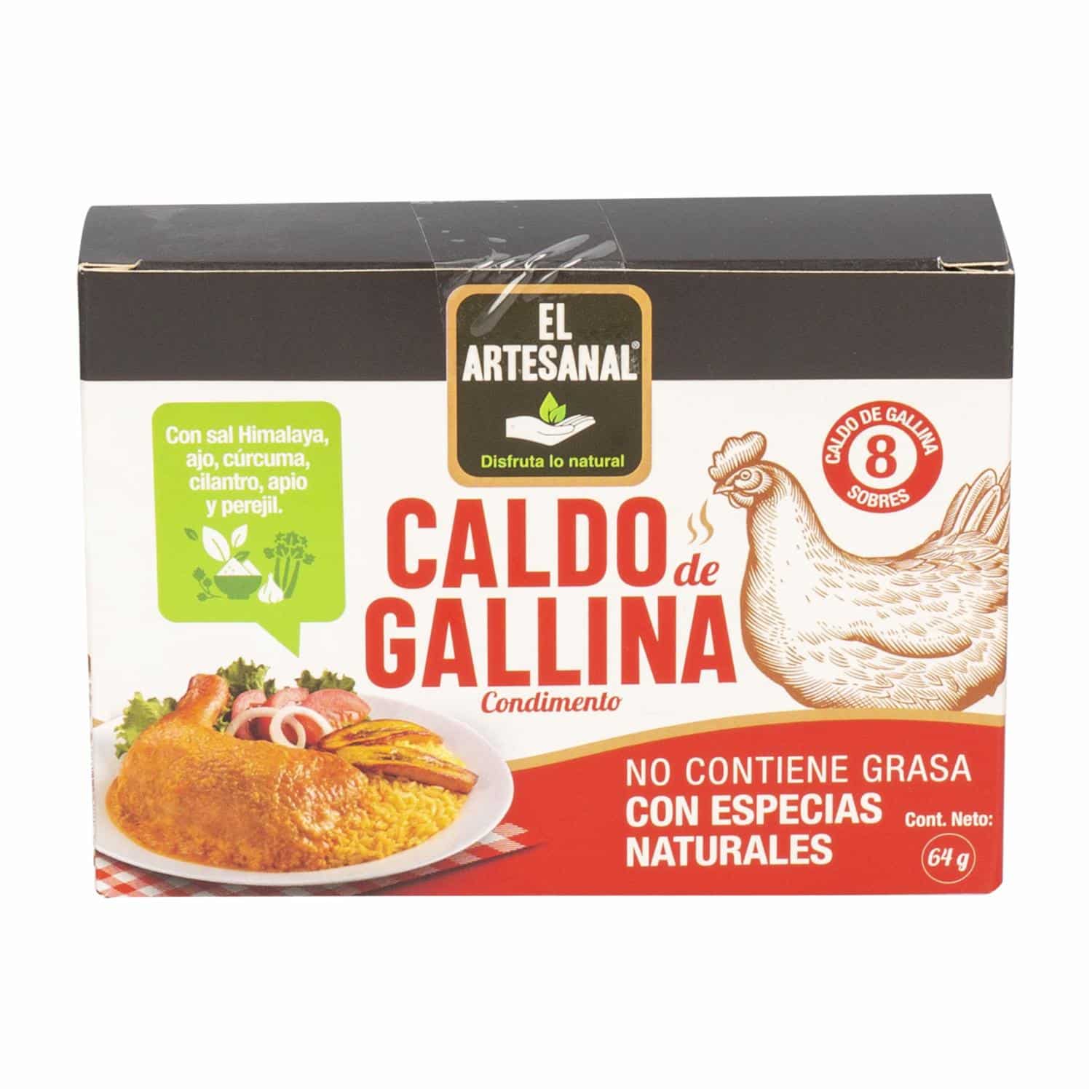 Caldo De Gallina El Artesanal 64 G