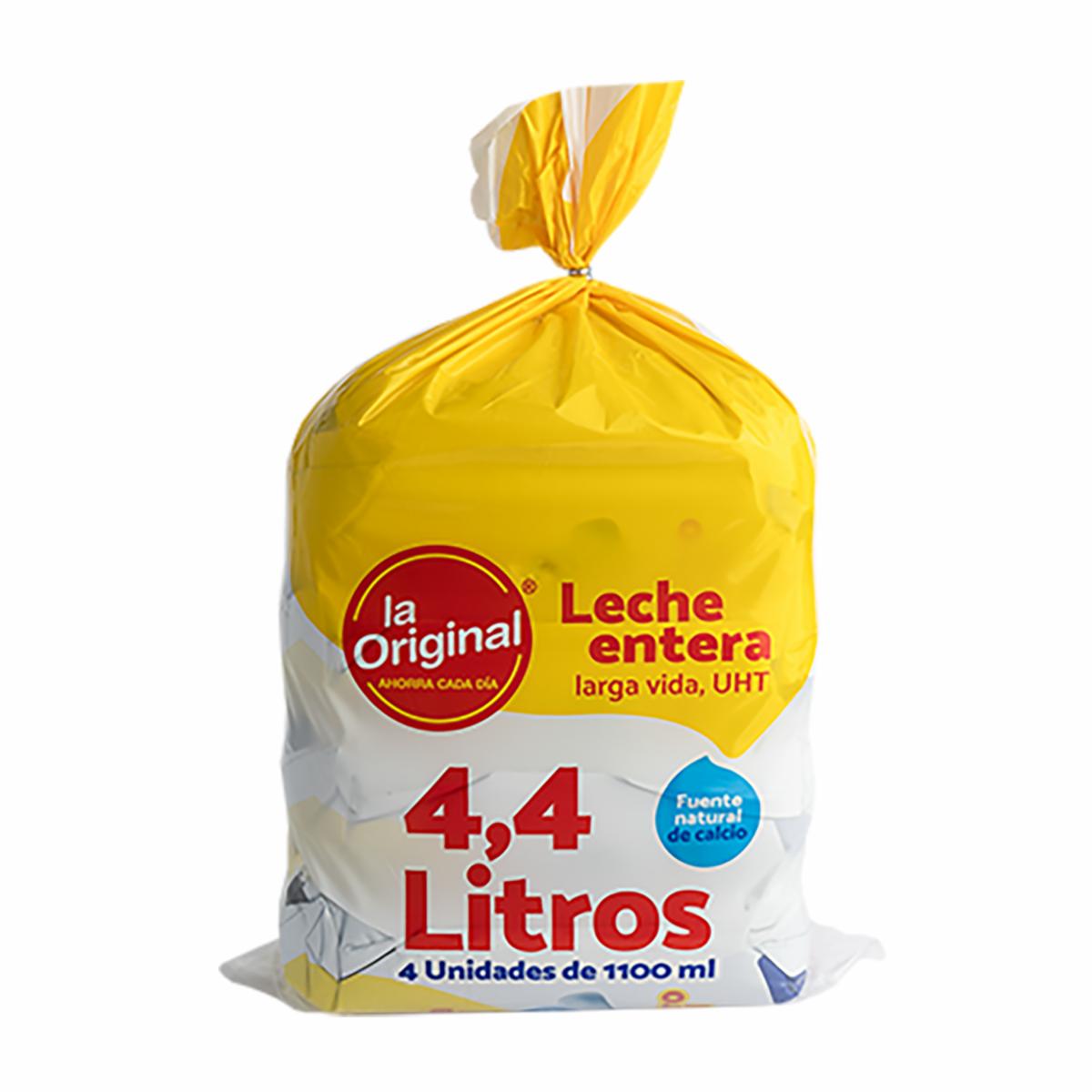Leche Entera Pack LA ORIGINAL 4 X 1 100 Ml