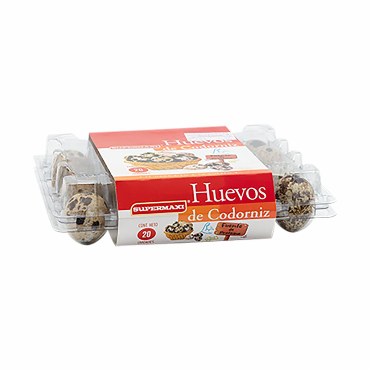 Huevo De Codorniz SUPERMAXI X 20 Uds