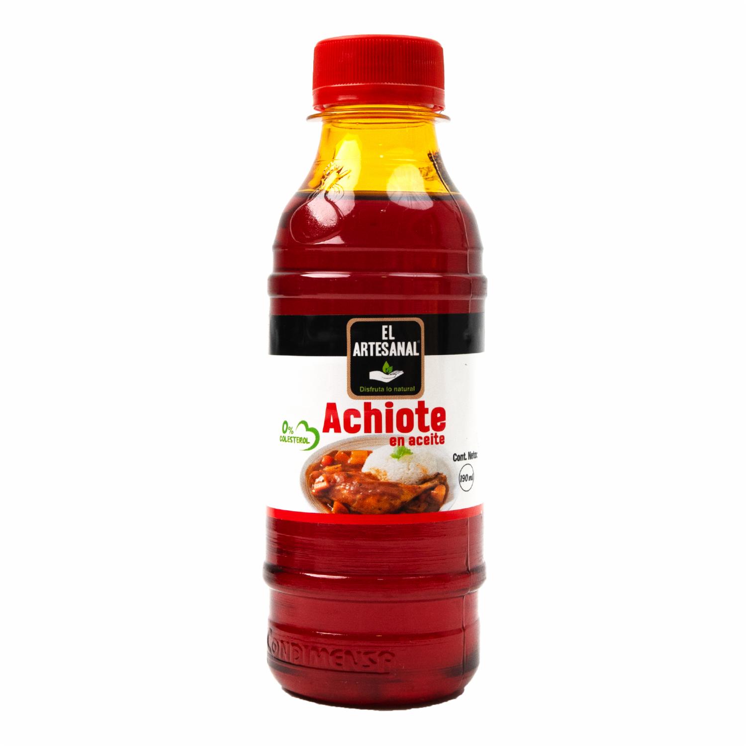 Aceite De Achiote Botella EL ARTESANAL 100 Ml
