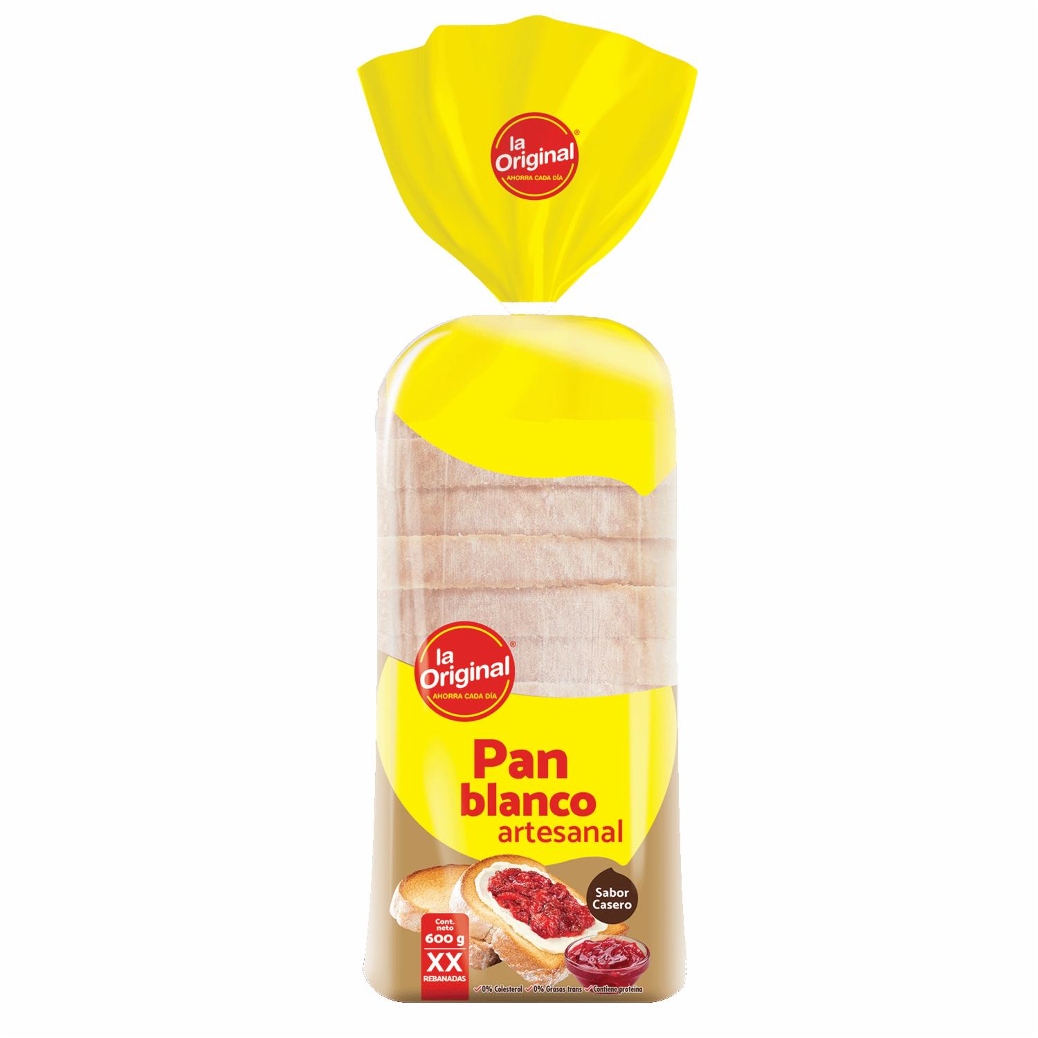Pan Artesanal Blanco LA ORIGINAL 600 G