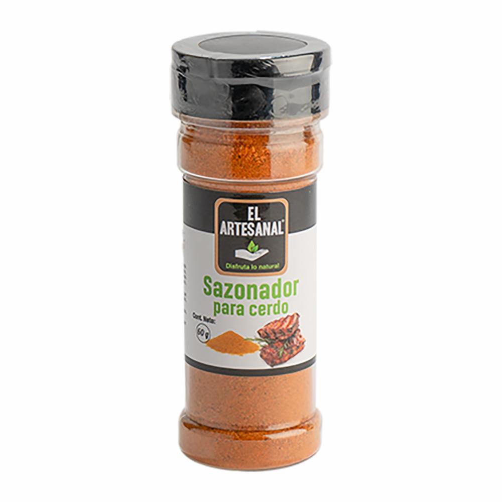 Sazonador Para Carne De Cerdo En Frasco EL ARTESANAL 60 G