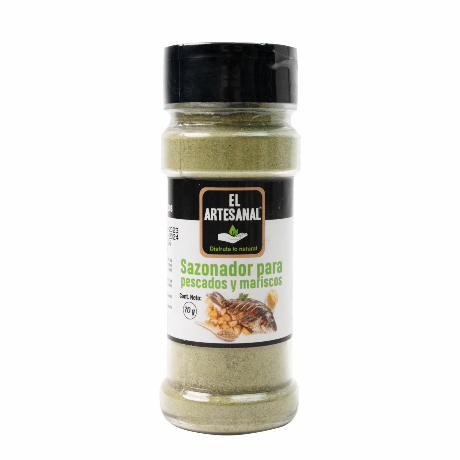 Sazonador Para Pescado En Frasco EL ARTESANAL 70 G