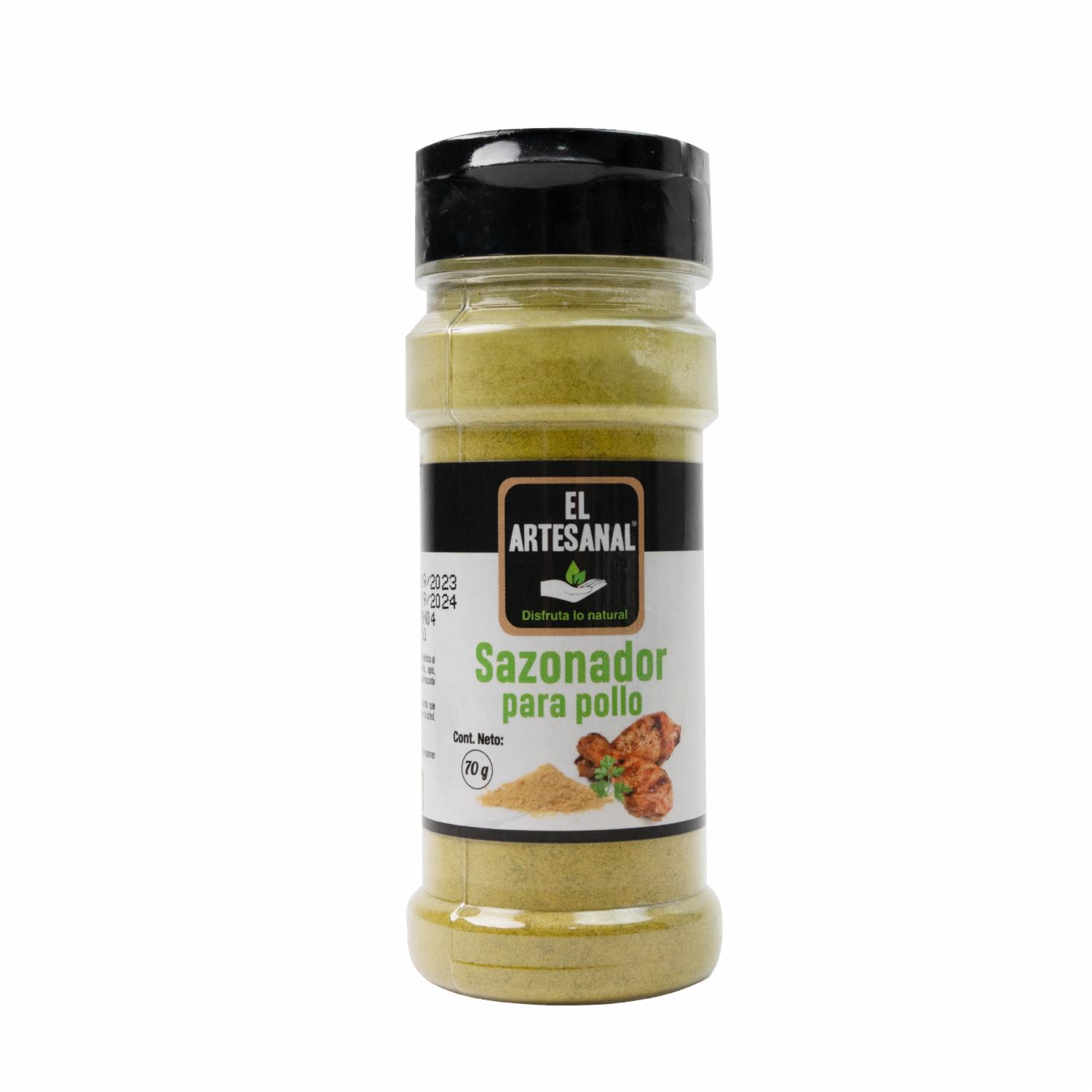 Sazonador Para Carne De Pollo En Frasco EL ARTESANAL 70G