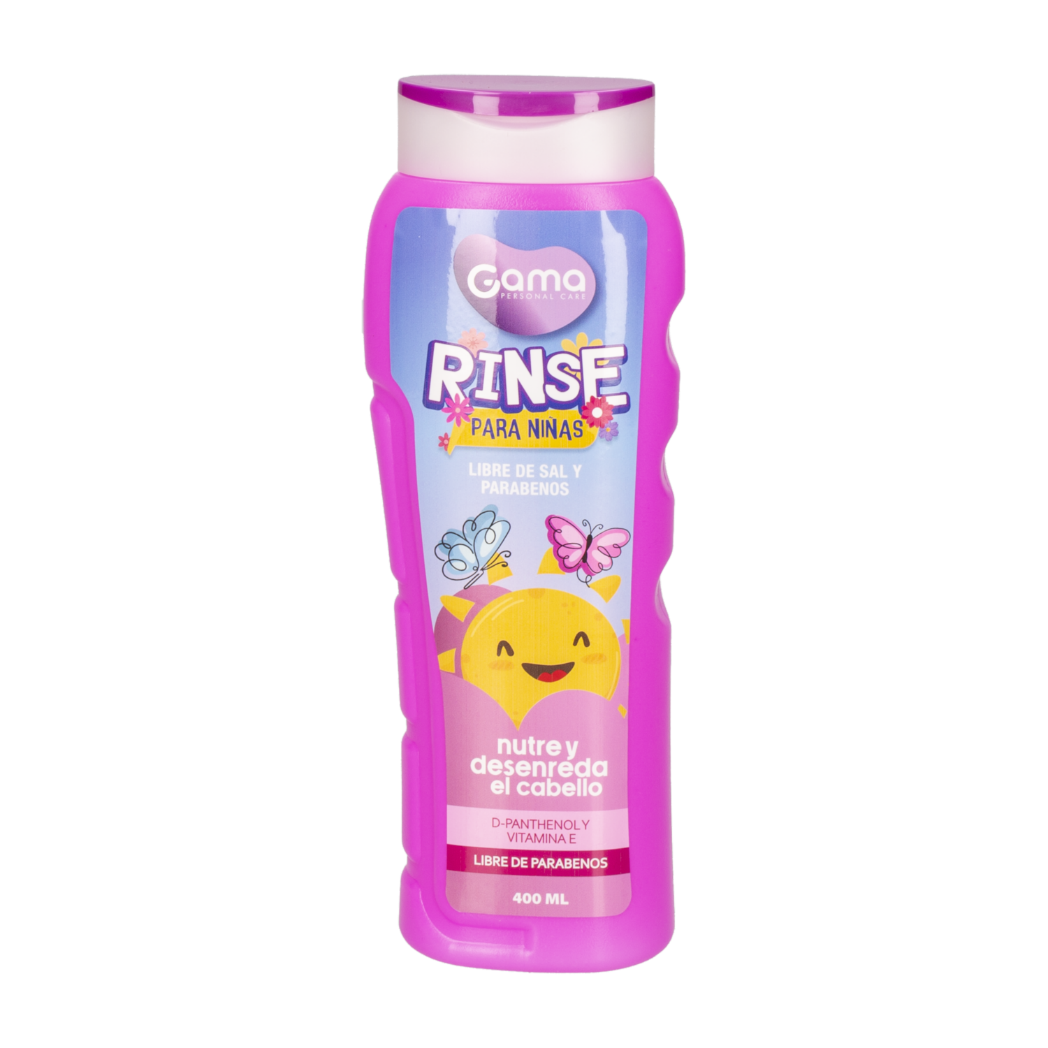 Acondicionador De Cabello Para Niñas Pantenol Y Vitamina E GAMA 400 Ml