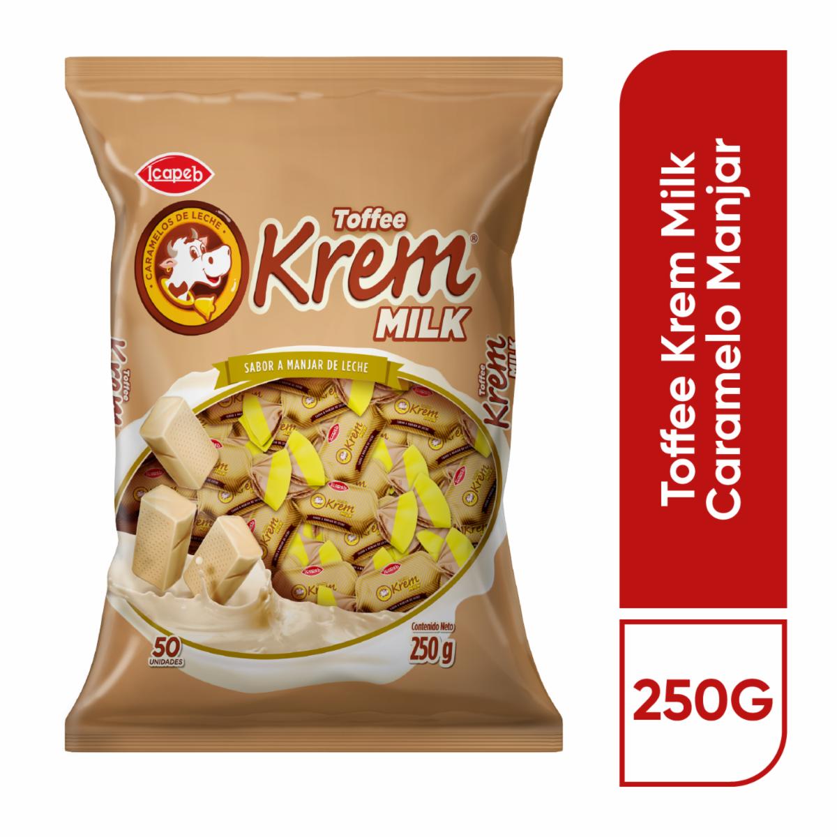 Caramelos Toffee Manjar KREM MILK 250 G