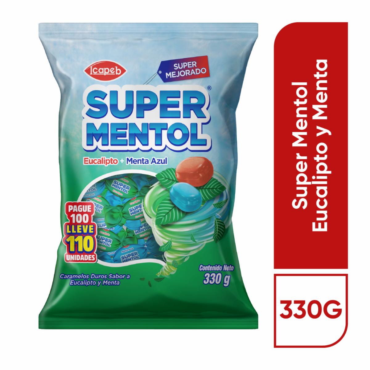 Caramelos Eucalipto Y Menta ICAPEB 330 G