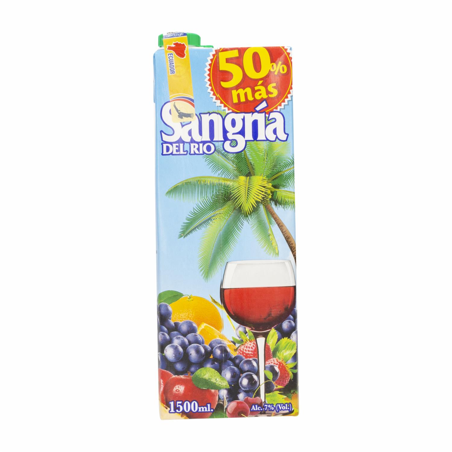 Sangría 7% Vol.Alc. DEL RÍO 1500 Ml