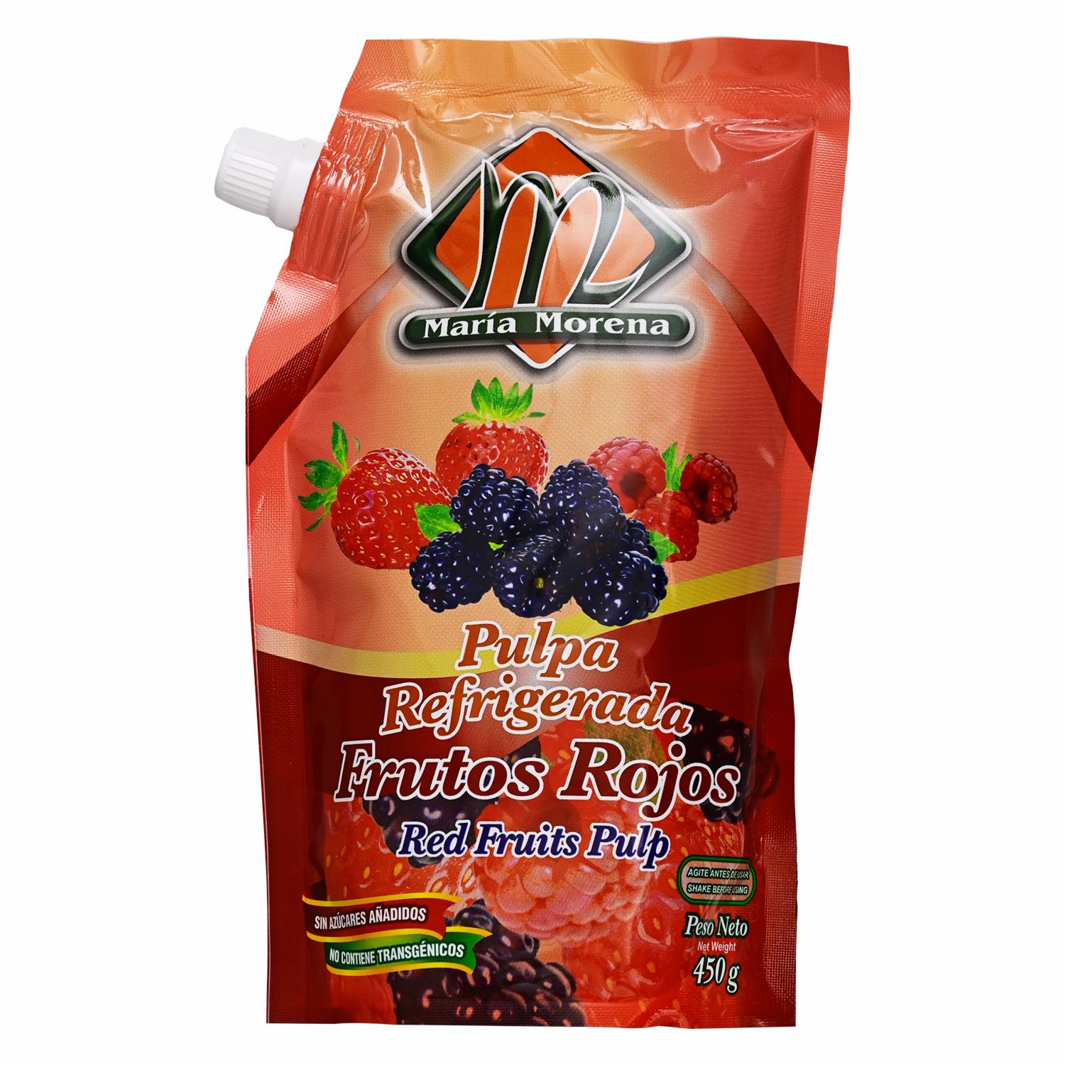Pulpa Frutos Rojos Refrigerados MARÍA MORENA 450 g