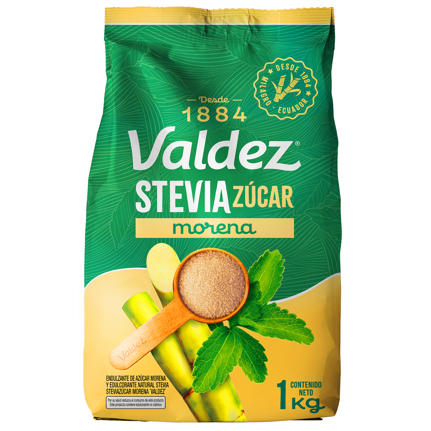 Azúcar Morena Con Stevia VALDEZ 1000 g