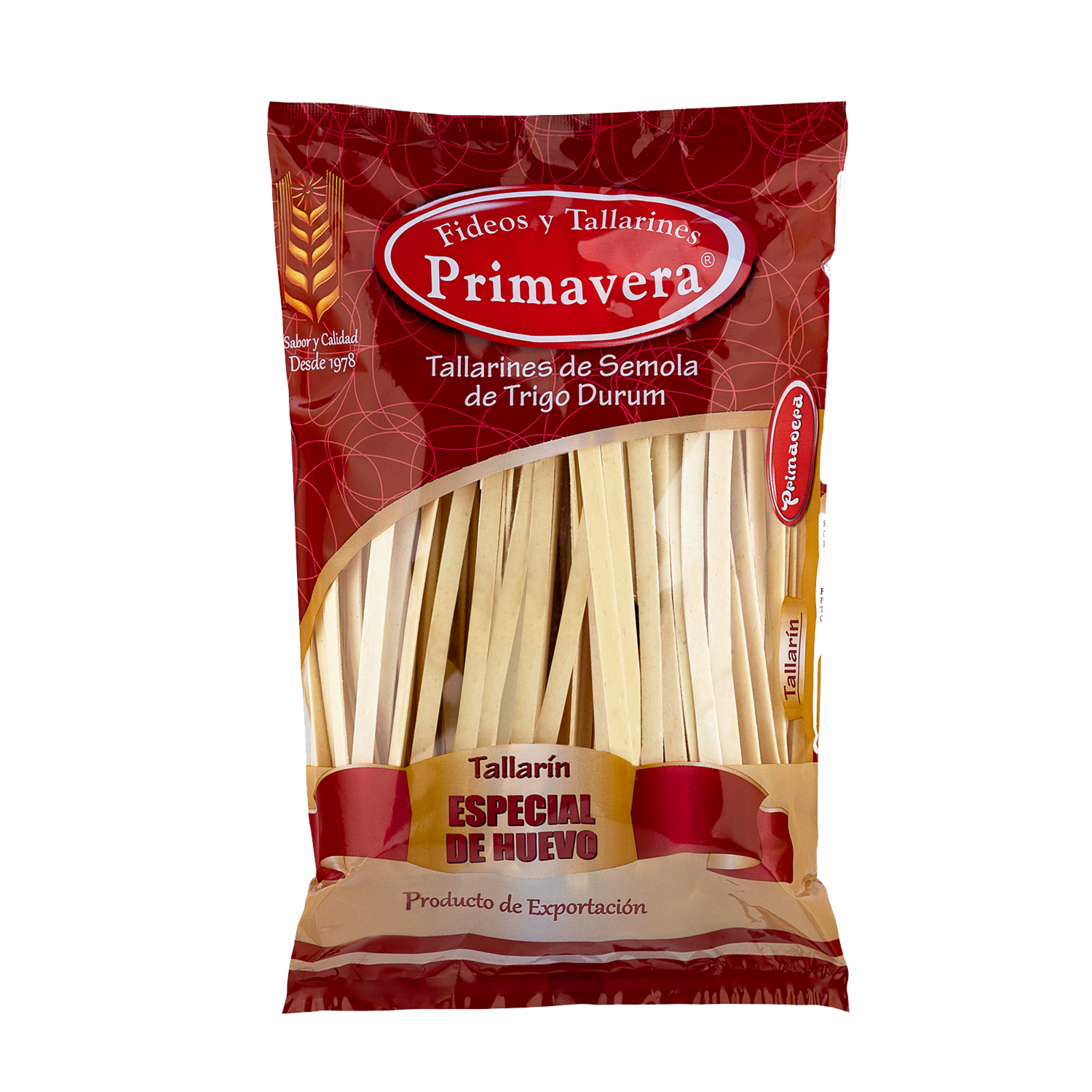 Tallarín Fetuccine Especial De Huevo De Sémola De Trigo Durum FIDEOS Y TALLARINES PRIMAVERA 400 G
