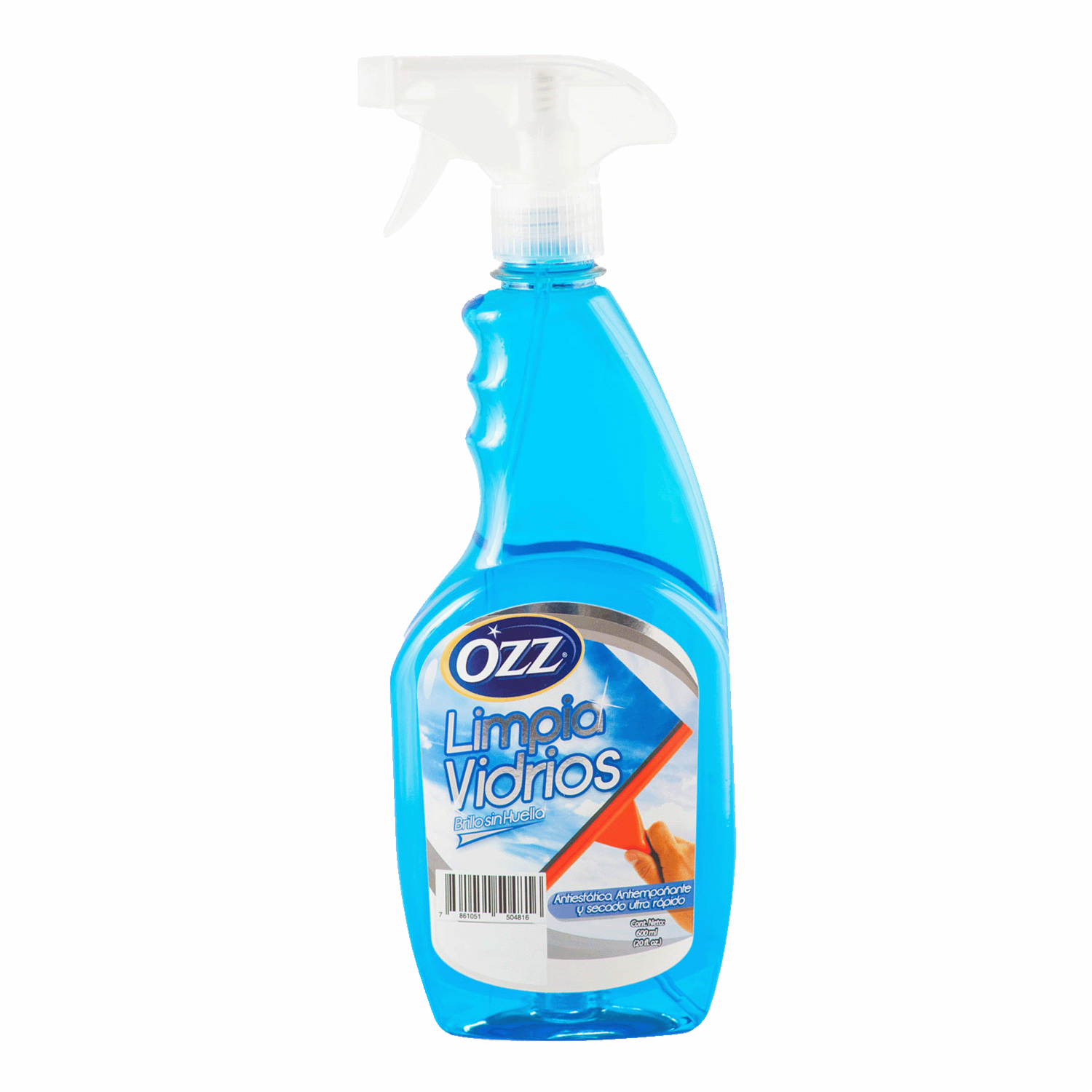 Limpia Vidrios Antiestática Antiempañante OZZ 600 Ml