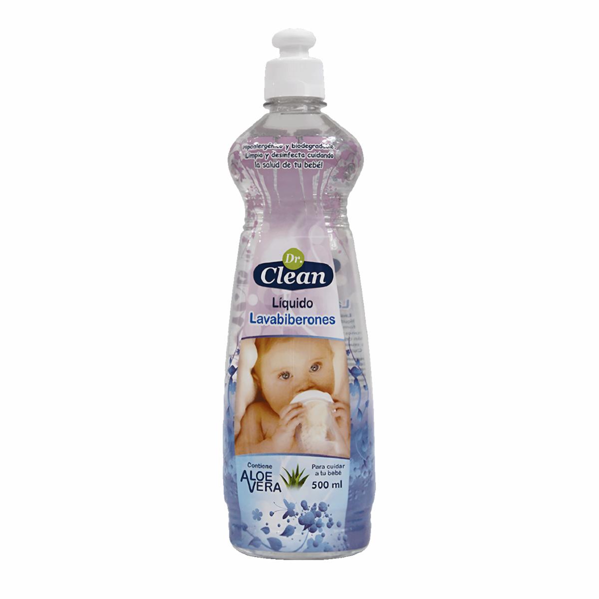 Lavabiberones Líquido Hipoalergénico Y Biodegradable Con Aloe Vera DR. CLEAN 500 Ml