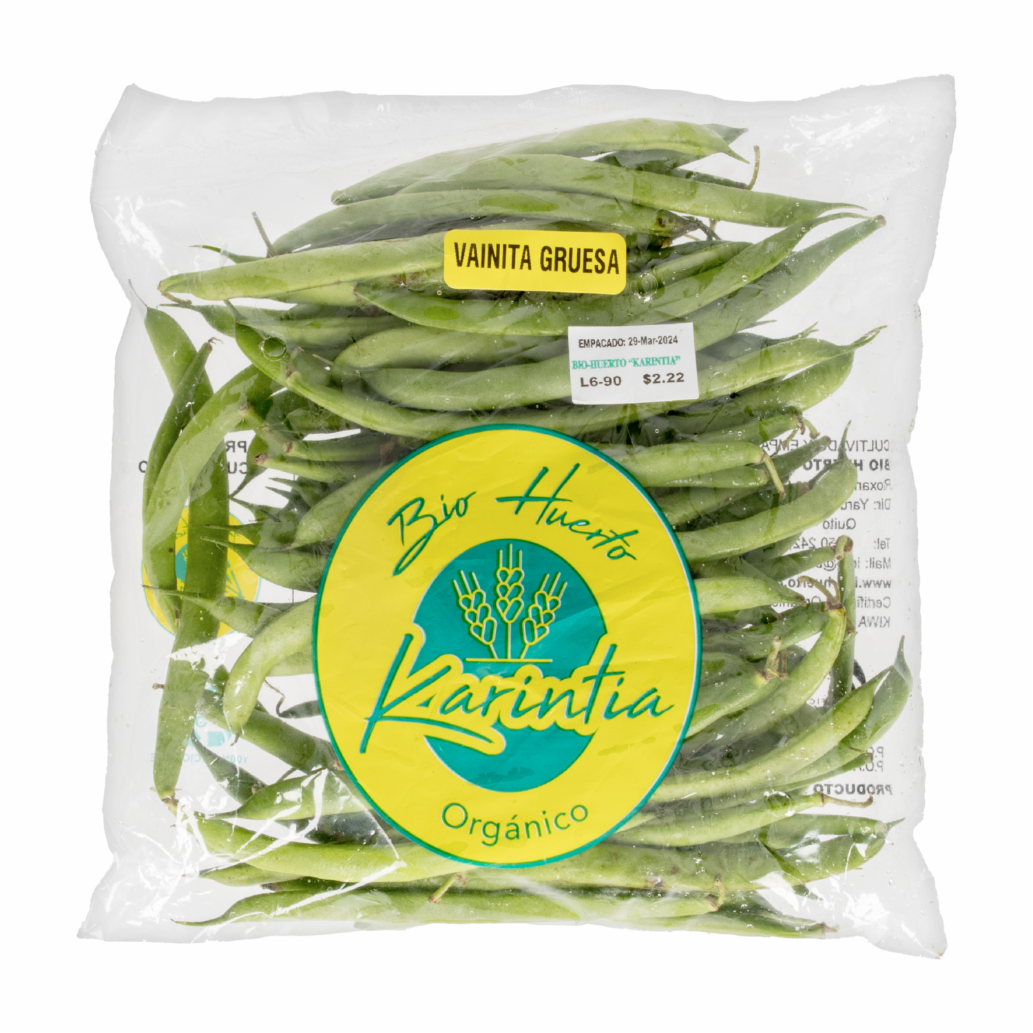 Vainita Gruesa Orgánica KARINTIA 350 G