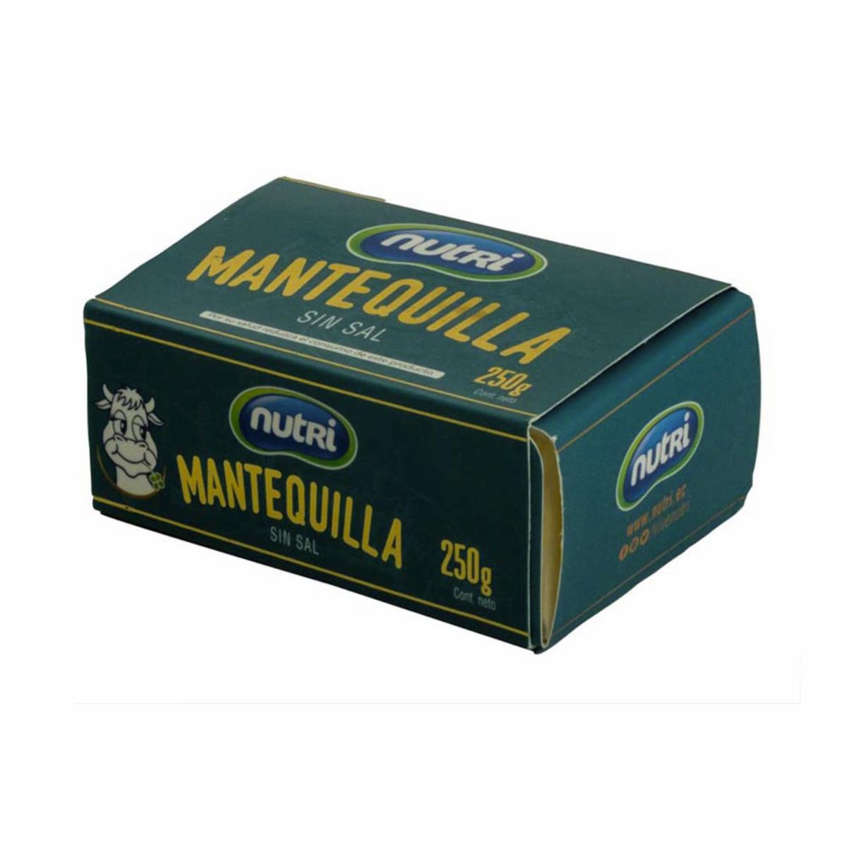 Mantequilla Sin Sal NUTRI 250 G