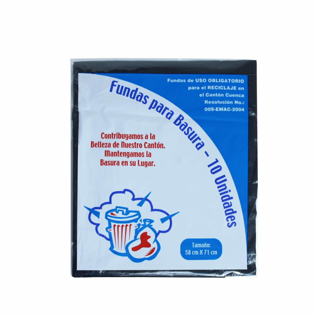 Fundas De Basura 58X71 Cm FLEXIPLAST 10 Uds