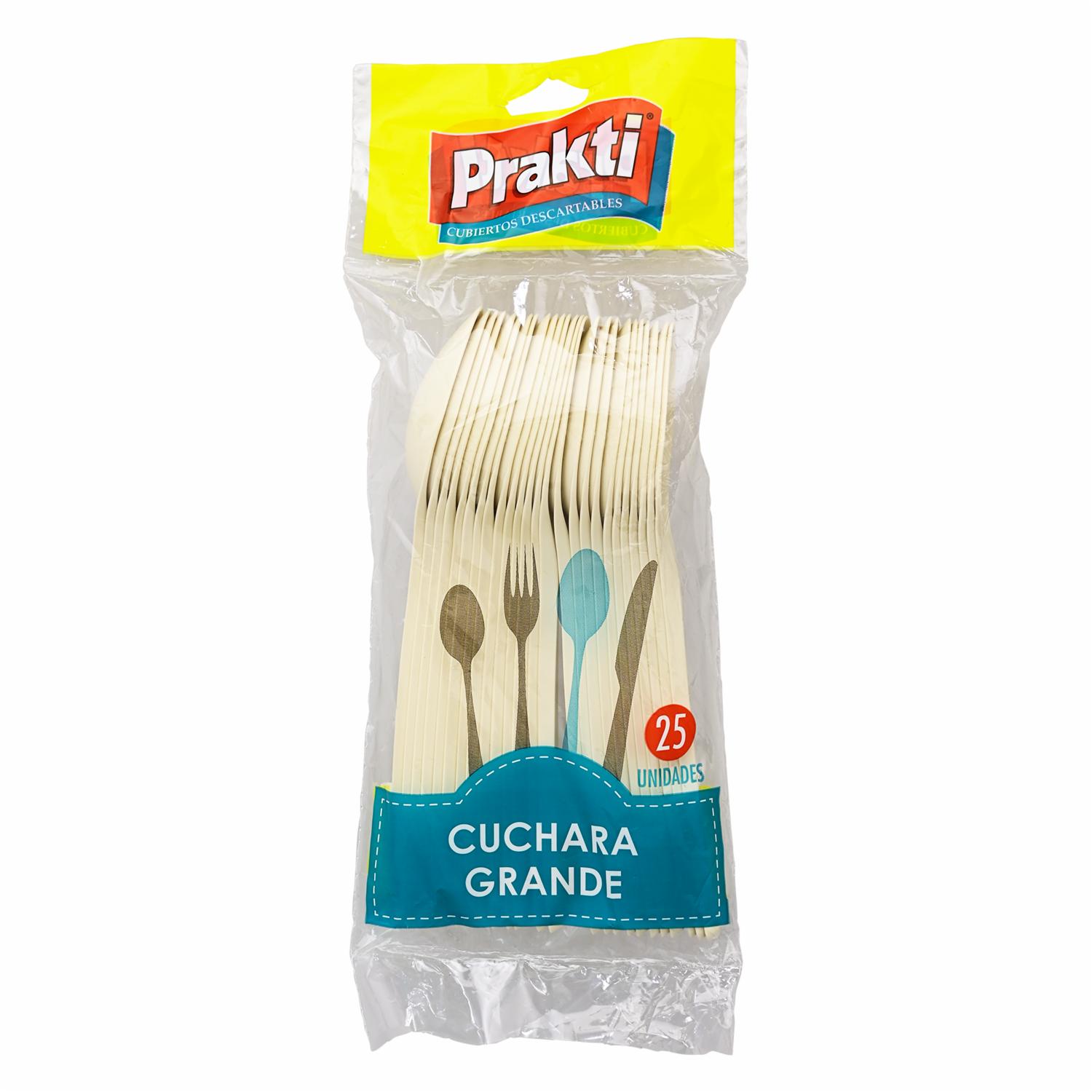 Cuchara Grande PRAKTI 25 Unidades