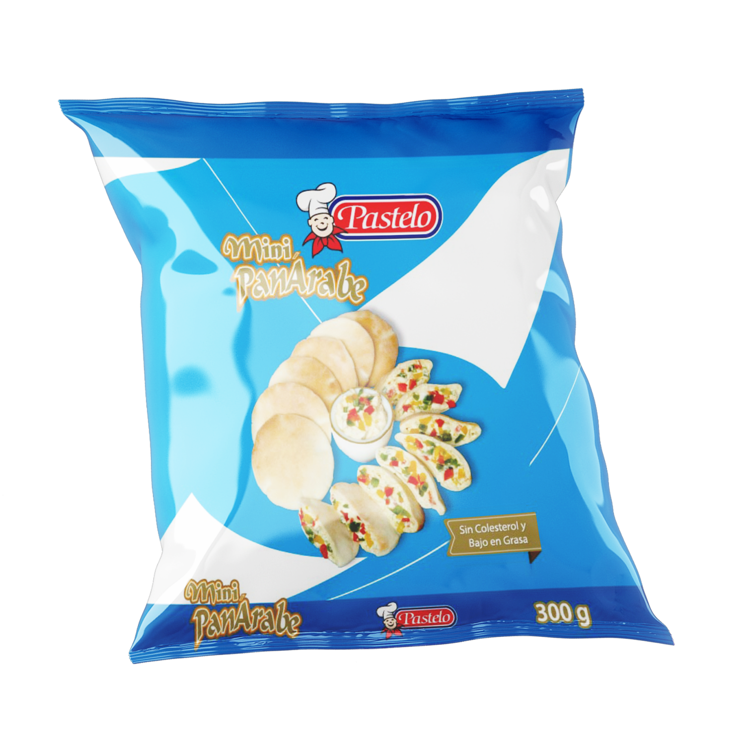 Mini Pan Árabe PASTELO 300g