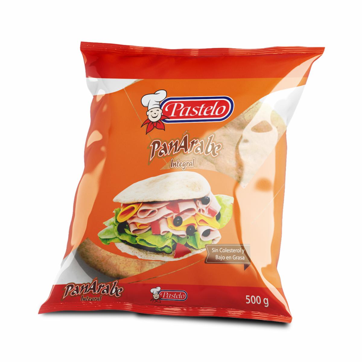Pan Árabe Integral PASTELO 500 G
