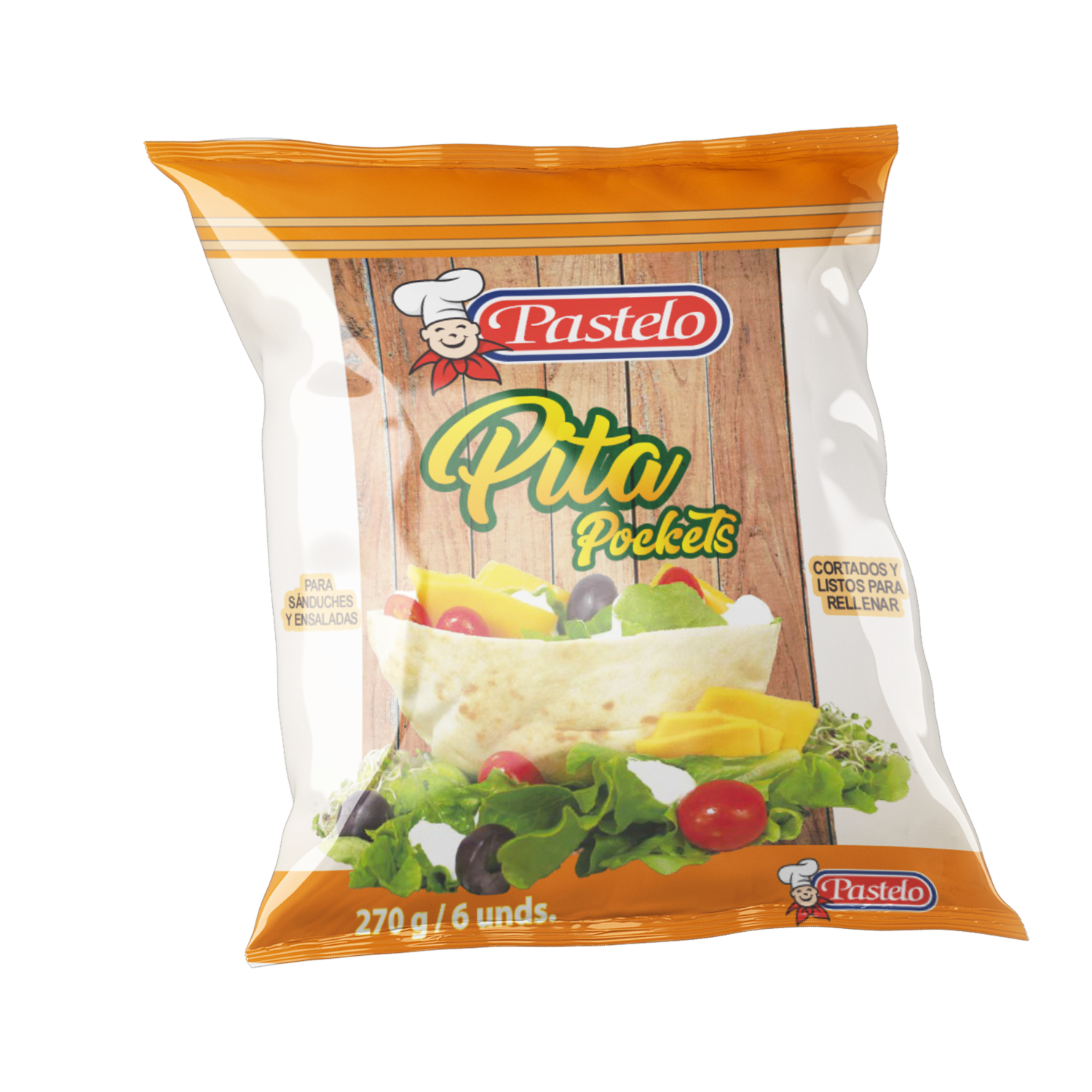 Pockets De Pan Pita PASTELO 270 G