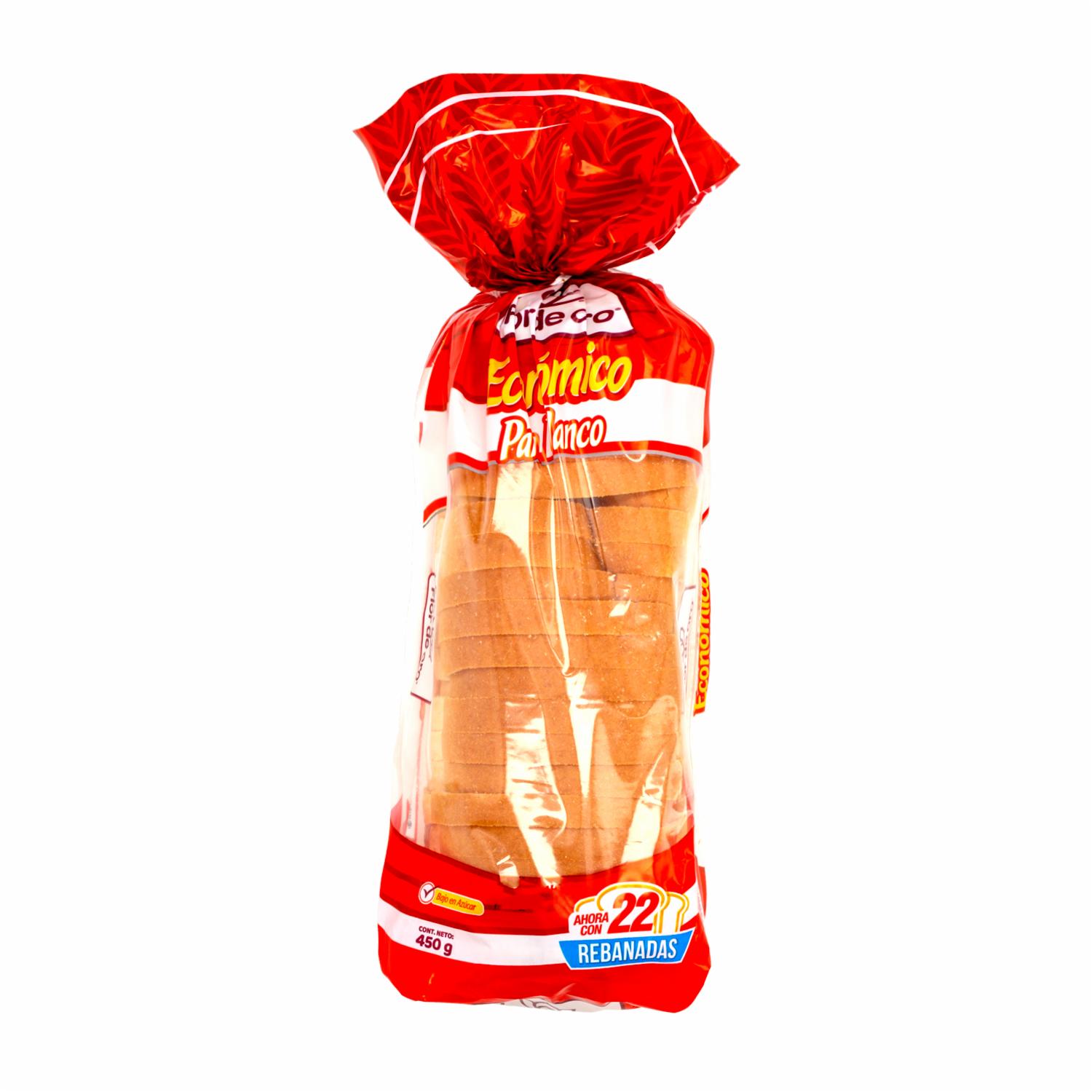 Pan Blanco Económico FLOR DE ORO 450 G
