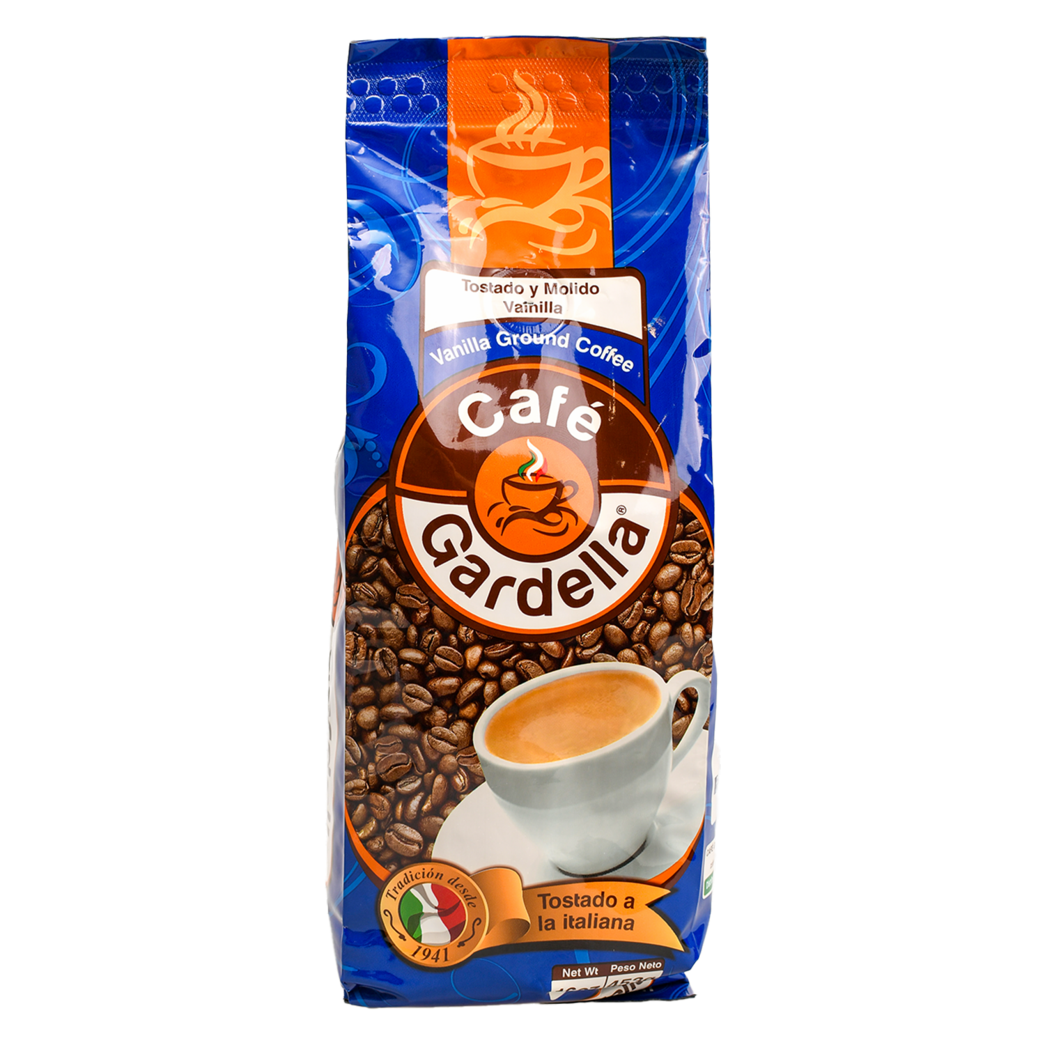 Café Tostado Y Molido Con Vainilla GARDELLA 453 G