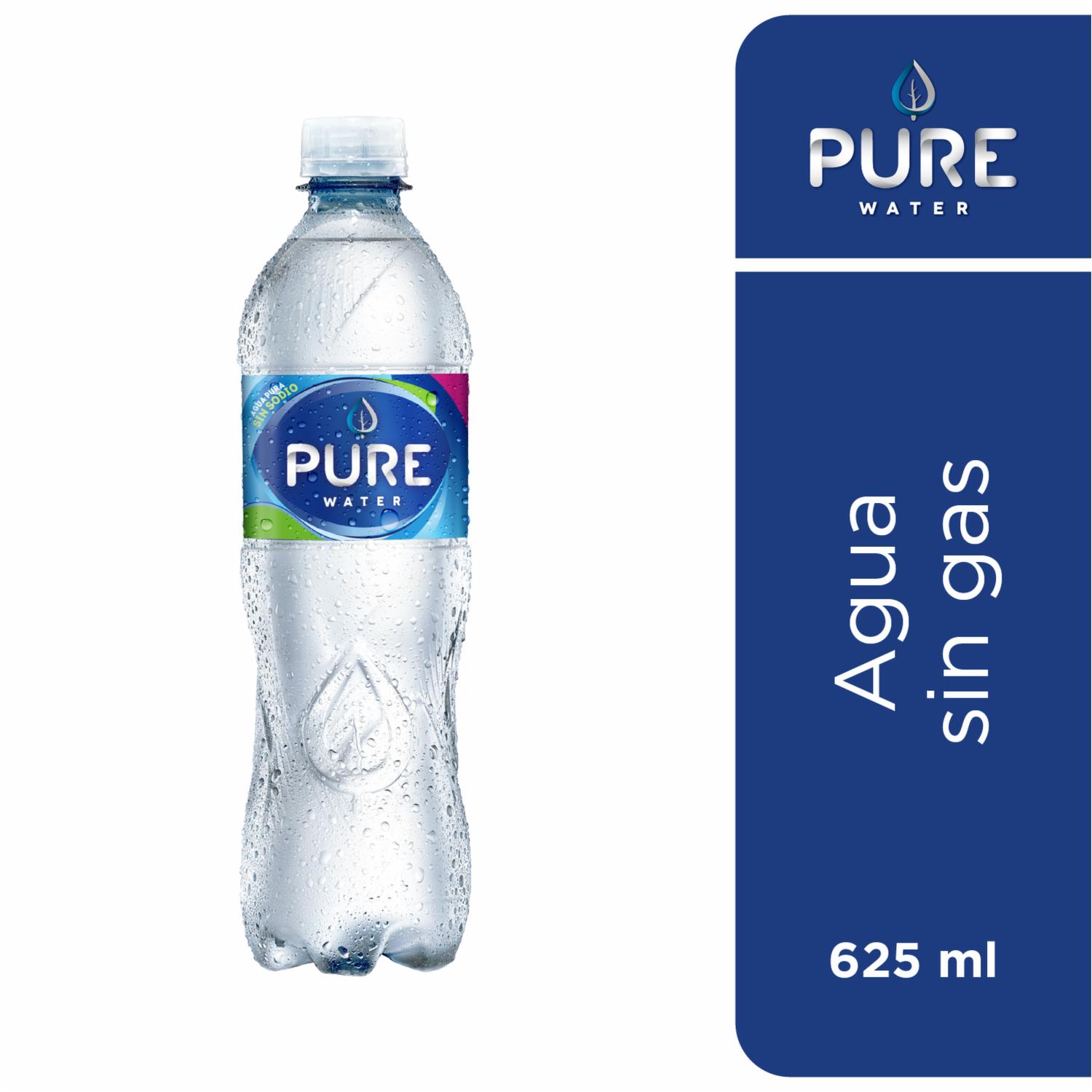 Agua Natural Sin Gas PURE WATER 625 Ml