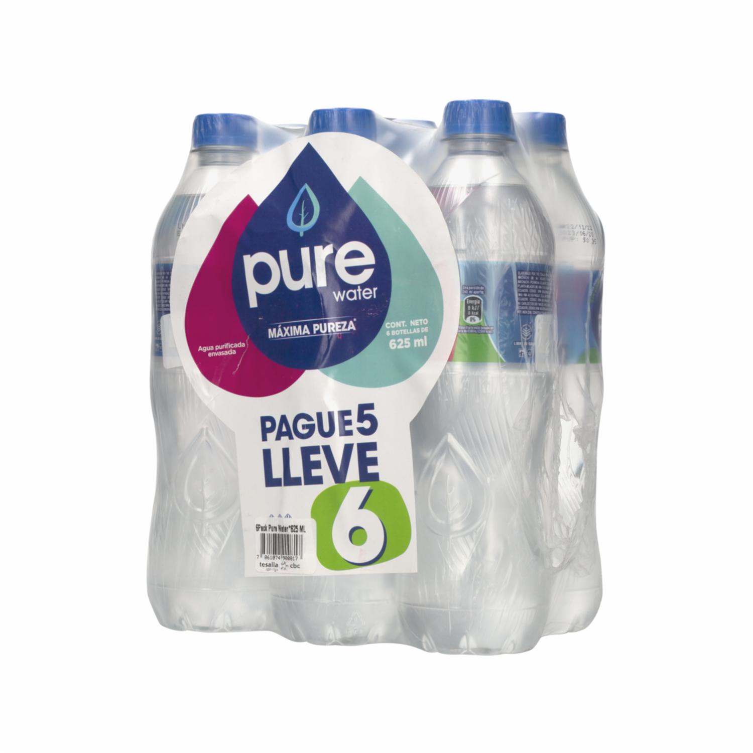 Agua Tónica PURE WATER 6 x 625Ml