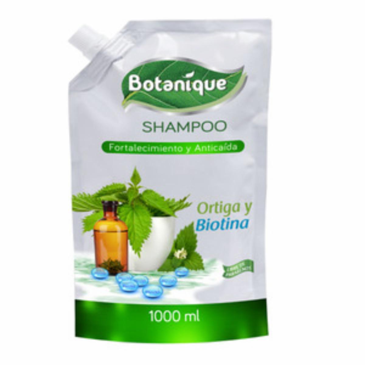 Shampoo De Cabello Ortiga Biotina BOTANIQUE Doy Pack
