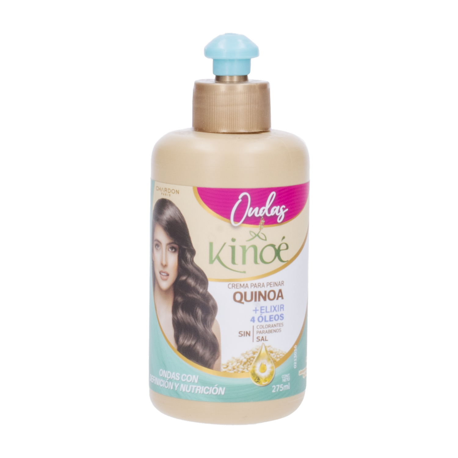 Crema Para Peinar Quinua Elixir 4 Oleos Ondas KINOÉ 275 Ml