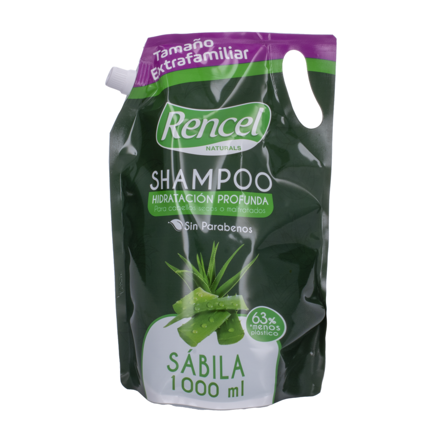 Shampoo De Cabello De Sabila Hidrtatacion Profunda RENCEL 1000 Ml