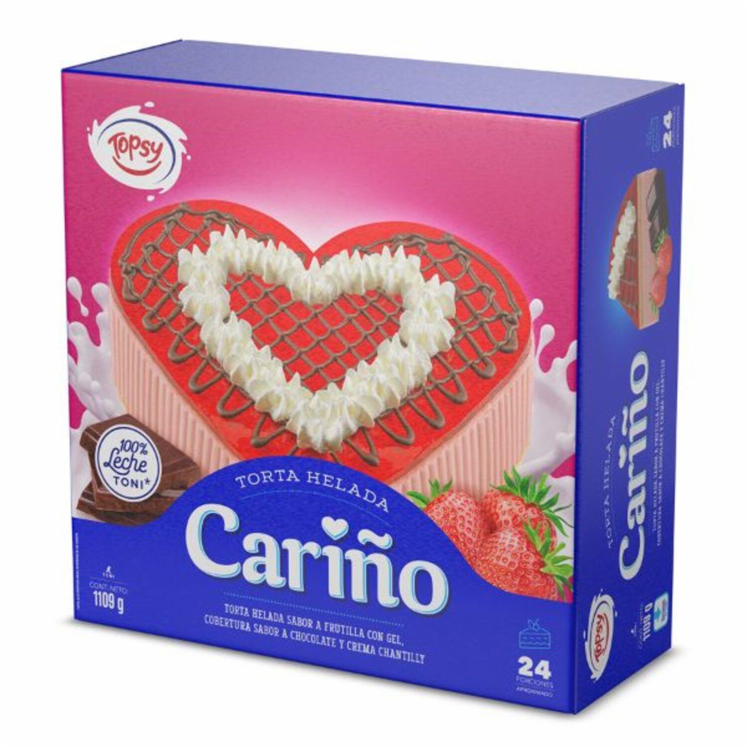 Torta Cariño Frutilla TOPSY 1500 G