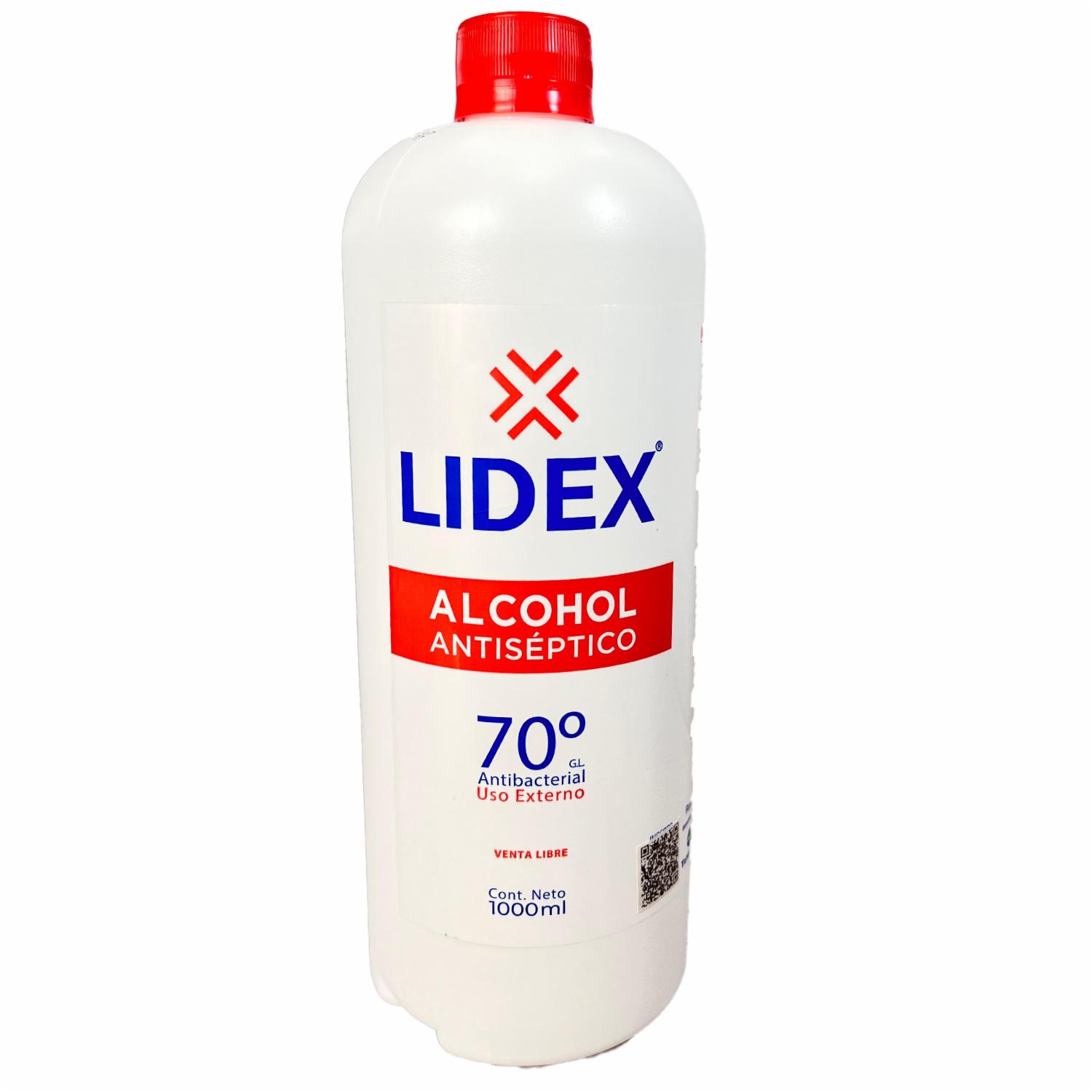 Alcohol Antiséptico LIDEX 1000 ML