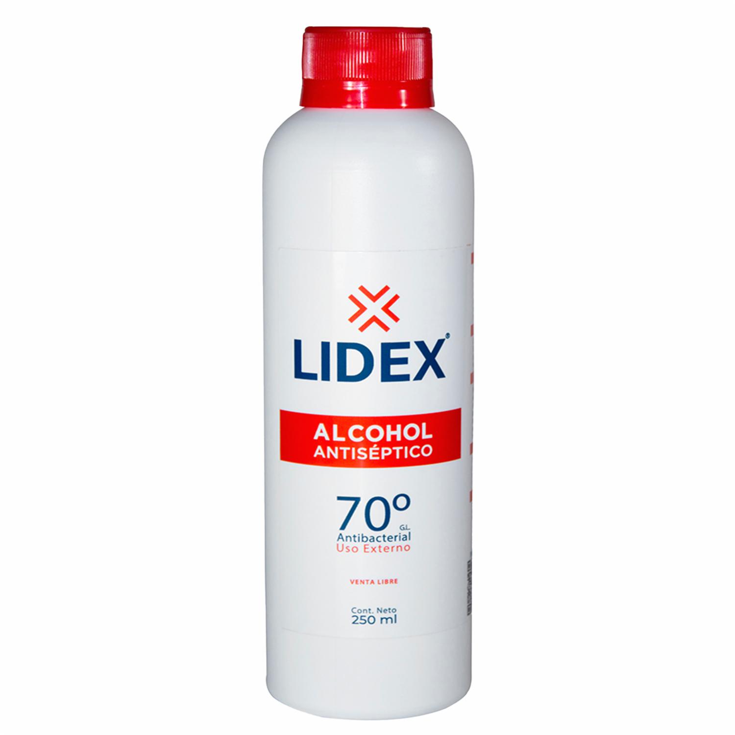 Alcohol Antiséptico LIDEX Botella