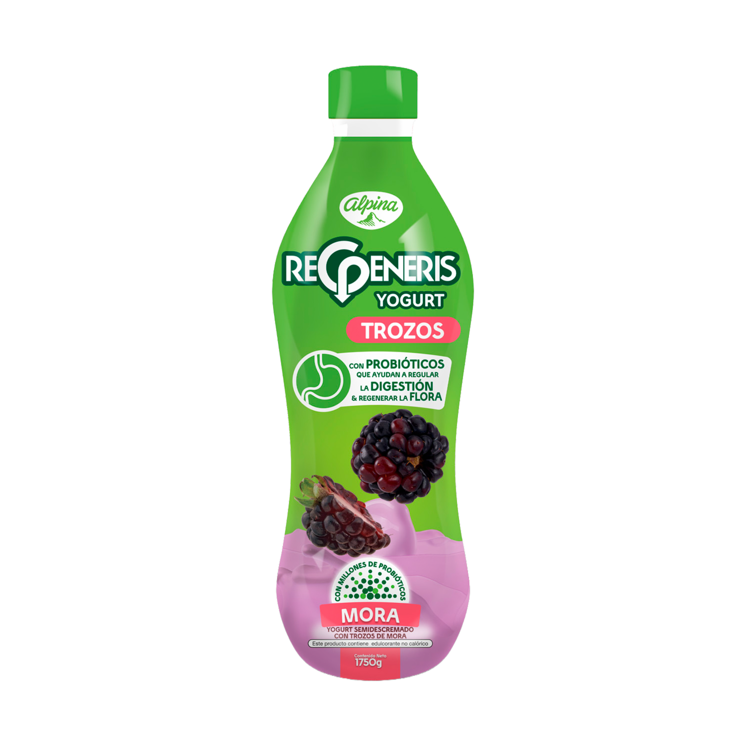 Yogurt Trozos Mora REGENERIS 1750 G
