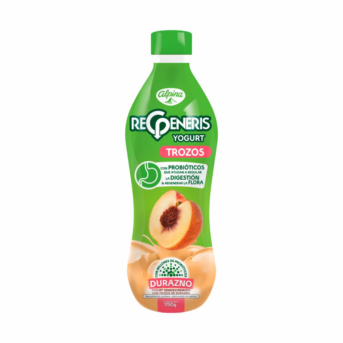 Yogurt Trozos Durazno REGENERIS 1750 G