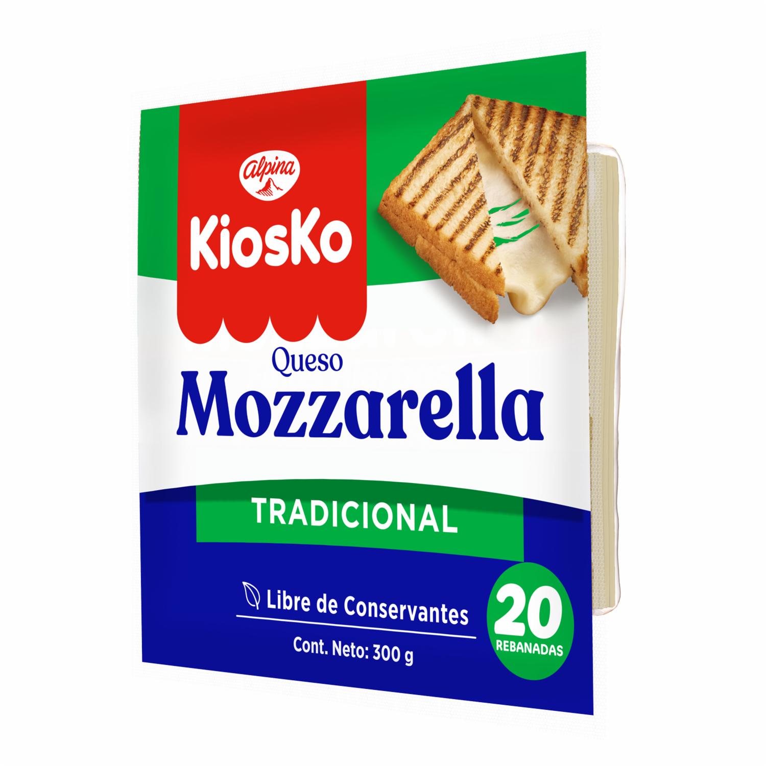 Queso Mozzarella Pizza Lonjas KIOSKO 300 G