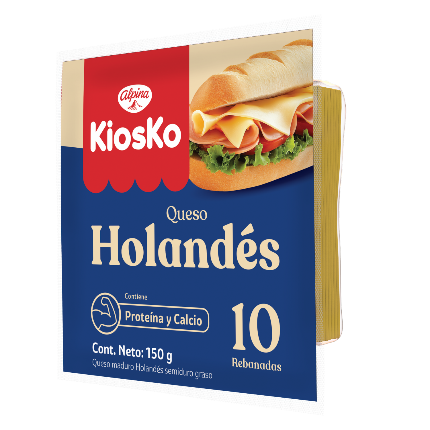 Queso Holandés Lonjas KIOSKO 150 G