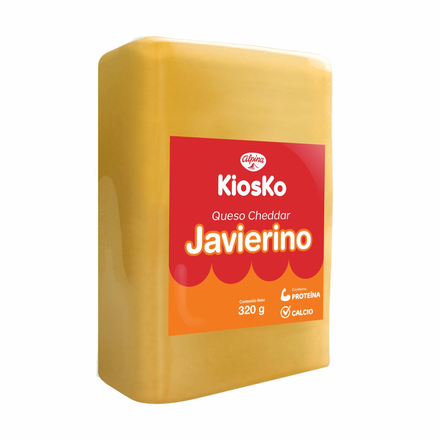 Queso Cheddar Javierino KIOSKO 320 G